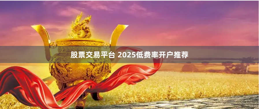 股票交易平台 2025低费率开户推荐