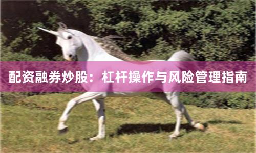配资融券炒股：杠杆操作与风险管理指南